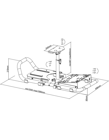 Oferta NitroKart Cockpit de simulación de coche con reductor de