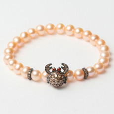 pulsera_mujer_lancaster_jla-br-crab-4-pe_marrón_naranja_plata_de_ley_16_mm_8059519896644_oferta