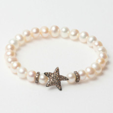 pulsera_mujer_lancaster_jla-br-star-4-wh_marrón_blanco_plata_de_ley_16_mm_8059519897061_oferta