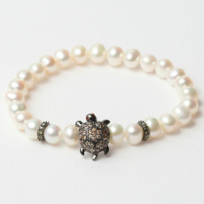 pulsera_mujer_lancaster_jla-br-turtle-4-wh_marrón_blanco_plata_de_ley_16_mm_8059519897184_oferta