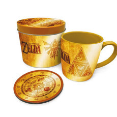 pyramid_international_set_de_taza_y_posavaso_the_legend_of_zelda_golden_triforce_5050293860756_oferta