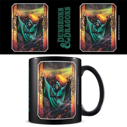 pyramid_international_taza_desayuno_negra_dragones_y_mazmorras_puerta_abierta_5050574276306_oferta