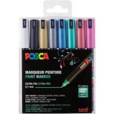 posca_pc1mr_marcador_posca_con_punta_calibrada_extra_fine_tip_pen_metallic_colors_8_pc_3296280033358_oferta