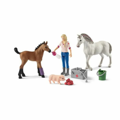 schleich_-_vet_visiting_mare_and_foal_42486_4059433573151_oferta