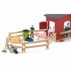 schleich_-_red_barn_with_animals_and_accessories_42606_4059433652306_barato