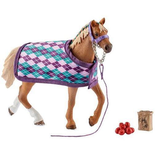 schleich_horse_club_42360_purasangre_inglés_con_manta_4055744012402_oferta