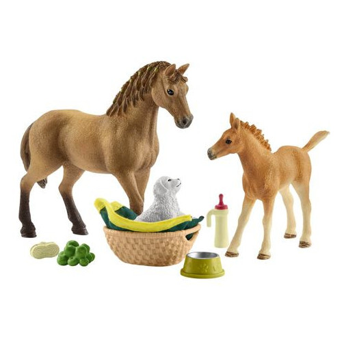 schleich_horse_club_42432_set_de_cuidado_de_crías_sarah_4055744021824_oferta