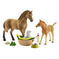 schleich_horse_club_42432_set_de_cuidado_de_crías_sarah_4055744021824_oferta