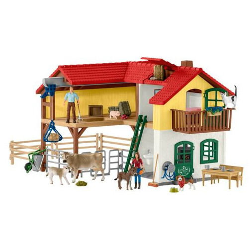 schleich_farm_world_42407_bauernhaus_mit_stall_und_tieren_4055744021060_oferta