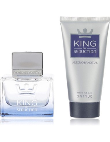 Ofertón ANTONIO BANDERAS  Antonio banderas king of seduction gift set 50ml edt + 50ml aftershave balm