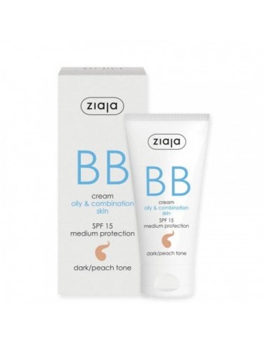 Ziaja Bb Cream Piel Grasa y Mixta Tono Oscuro/melocotón 50ml