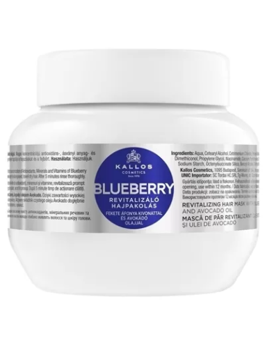 KALLOS Blueberry Mascarilla Revitalizante 275ml - Kiwiku