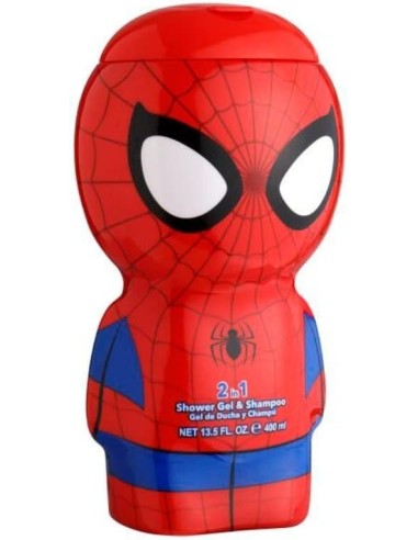 air_val_gel_de_ducha_&_champú_figura_3d_spiderman_400ml_para_niños_y_adultos_8411114087276_oferta