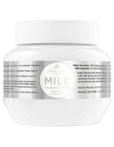 KALLOS Kjmn Milk Protein Mascarilla Capilar 275 ml Para Cabello Seco y Dañado - Kiwiku