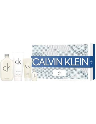 Set de Regalo CALVIN KLEIN CK One Eau de Toilette 200ml + Leche Corporal + Gel de Ducha + Mini EDT | Kiwiku