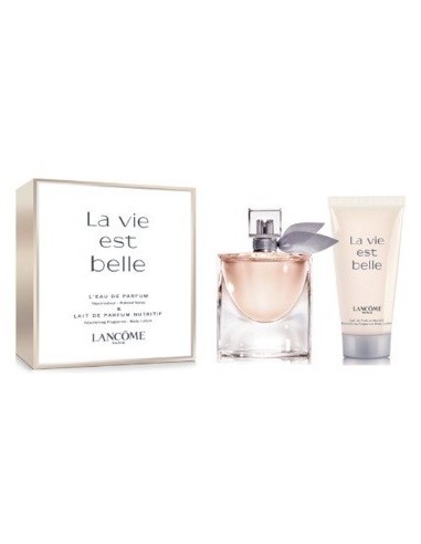 LANCOME La Vie Est Belle Set de Regalo 50ml Perfume + 50ml Loción Corporal para Mujer | Kiwiku