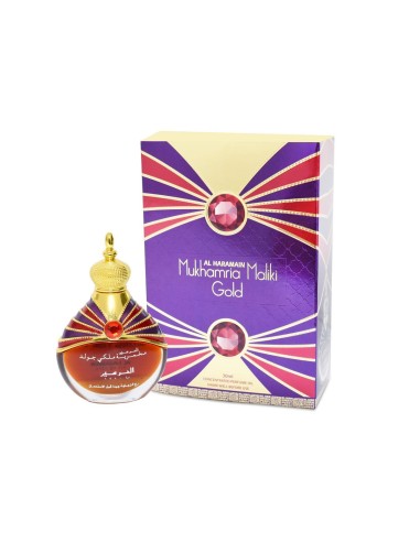 Mukhamria Maliki Gold Perfume Oil 30ml Para Mujer - AL HARAMAIN | Kiwiku