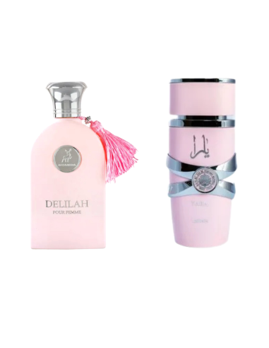 Pack TikTok Mujer - 1 unidad Lattafa Yara Candy 100ml - 1 unidad Maison alhambra Delilah 100ml para Mujer