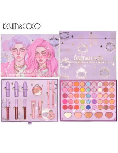 kevin&coco_50_colors_ete_shadow_y_face_pale_-_paleta_de_sombras_y_maquillaje_con_50_tonos_6972081893298_oferta