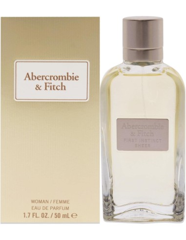 Abercrombie amp Fitch First Instinct Sheer Eau de Parfum 50ml Spray Para Mujer - Kiwiku