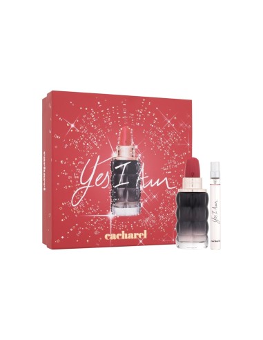 Set de Regalo CACHAREL Yes I Am Eau de Parfum 75 ml + Exfoliante Facial 50 ml + Viaje 5 ml - Kiwiku