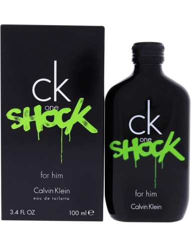 CALVIN KLEIN CK One Shock For Him Eau De Toilette 100 ml Vaporizador Para Hombre - Kiwiku