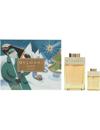 Set Regalo BVLGARI Man Terrae Essence Eau De Parfum 100 ml + 15 ml Para Hombre - Kiwiku