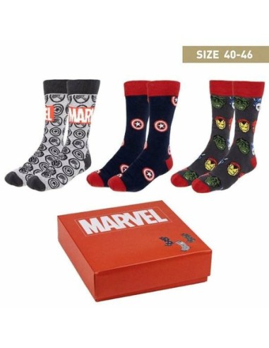 cerda_pack_de_3_calcetines_clásicos_marvel_talla_40/46_8445484333336_oferta