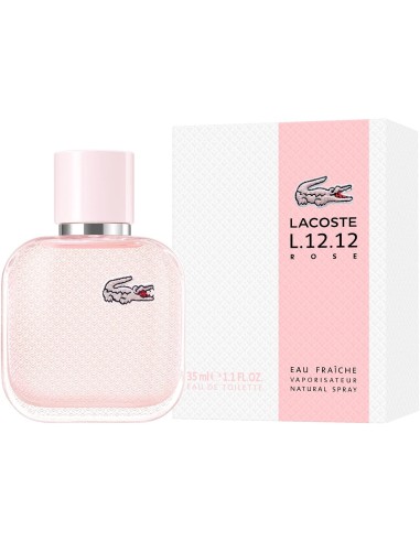 Lacoste L.12.12 Pour Elle Eau Fraiche Rose Eau De Toilette Para Mujer 35 Ml - Kiwiku