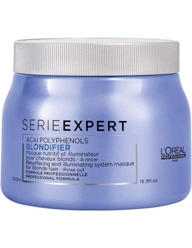 L'OREAL PROFESSIONNEL Serie Expert Blondifier Mascarilla Para Cabello Rubio 500ml - Kiwiku