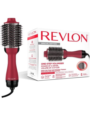 Cepillo Secador REVLON Volumiser One-Step Pro Collection Titanium - Tecnología Iónica