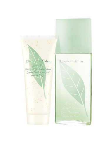 Set De Regalo Elizabeth Arden Green Tea Eau De Parfum 100 Ml + Loción Corporal Honey Drops 100 Ml - Kiwiku