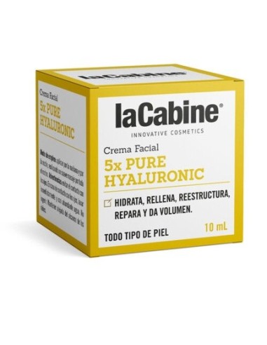 la_cabine_5x_pure_hyaluronic_cream_10_ml_crema_ligera_hidratante_con_Ácido_hialurónico_8435534409524_oferta