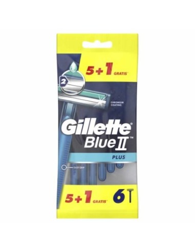 gillette_blue_ii_plus_maquinillas_de_afeitar_desechables_para_hombre_5+1_unidades_3014260294250_oferta