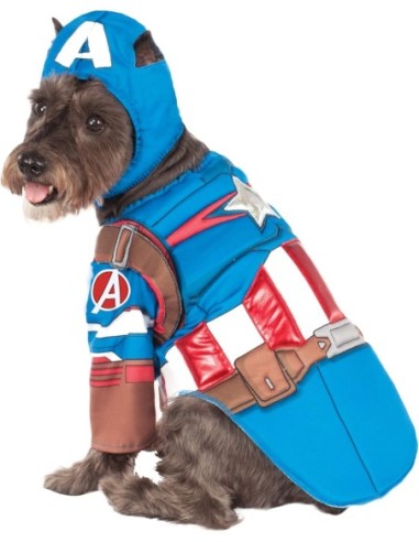 rubies_disfraz_de_capitán_américa_para_mascota_pequeño_con_licencia_oficial_avengers_assemble_deluxe_0883028205288_oferta