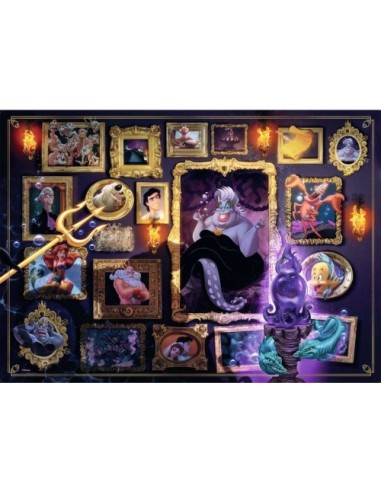 ravensburger_puzle_1000_piezas_disney_villanos_Úrsula_para_adultos_con_tecnología_soft-click_4005556150274_oferta