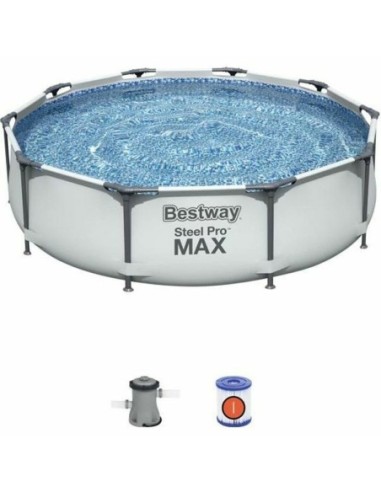 bestway_piscina_desmontable_tubular_steel_pro_max_305x76_cm_redonda_con_depuradora_de_cartucho_1.249_l/h_6942138981810_oferta