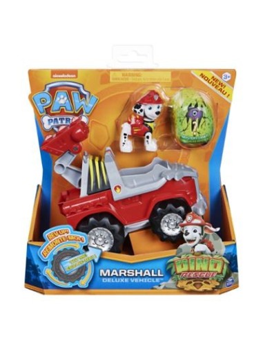 Vehículo Dino Marshall Patrulla Canina Paw Patrol Deluxe Rescue | SPIN MASTER  