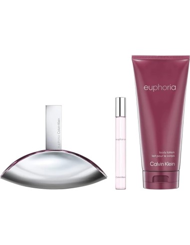 Calvin Klein Euphoria Set Regalo 100ml Eau de Parfum + 10ml Rollerball Eau de Parfum + 200ml Loción Corporal