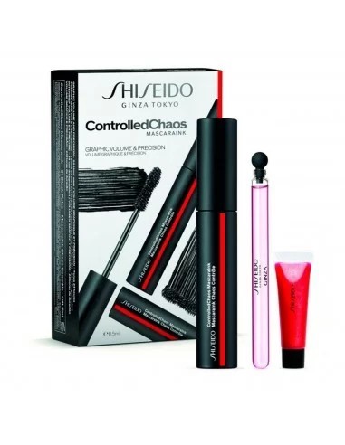 Set SHISEIDO Controlled Chaos MascaraInk 01 + Mini Gloss + Ginza Eau De Parfum 4 ml - Maquillaje Y Perfume