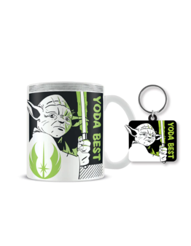 pyramid_international_set_de_taza_y_llavero_yoda_best_-_star_wars_-_cerámica_y_metal___5050293866314_oferta