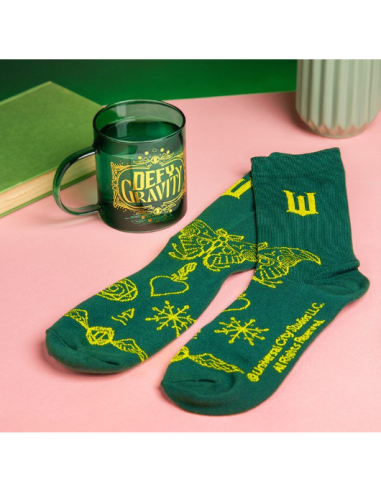 paladone_set_de_taza_de_cristal_y_calcetines_wicked_elphaba_-_diseño_exclusivo___5056577746587_oferta