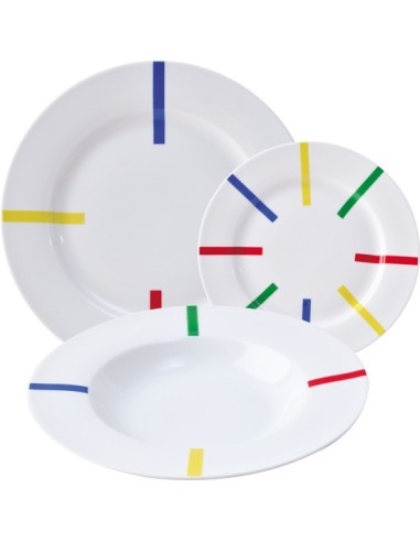 benetton_set_vajilla_porcelana_18_piezas_diseño_rayas_de_colores_casa_benetton_8435496440740_oferta