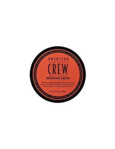 AMERICAN CREW Defining Paste 85 Ml - Fijación Media Y Acabado Natural Para Hombre | Kiwiku