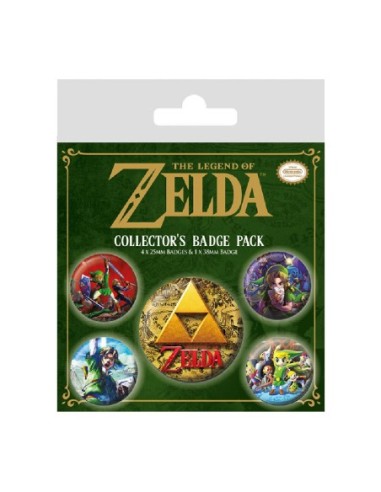 pyramid_international_paquete_de_insignias_the_legend_of_zelda_rd-rs660071_multicolor_10_x_12