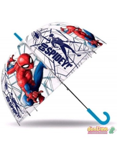 spiderman_paraguas_transparente_campana_automático_46_cm_infantil_8435507843263_oferta