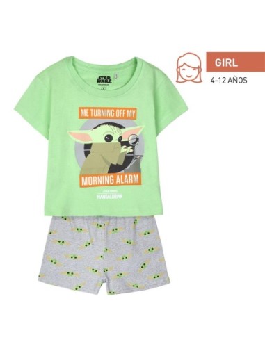 cerda_pijama_corto_single_jersey_punto_the_mandalorian_infantil_talla_6_años_verde_claro_100%_algodón_8445484109467_oferta