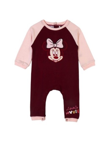 cerda_pelele_interlock_minnie_talla_24_meses_infantil_granate_y_gris_100%_algodón_8445484195064_oferta