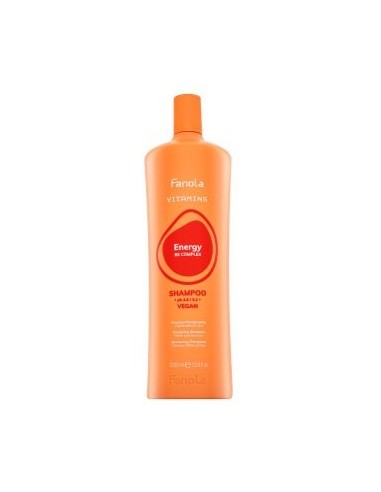 Fanola Vitamins Energy Be Complex Champú Energizante 1000ml - para Cabello Débil y Fino