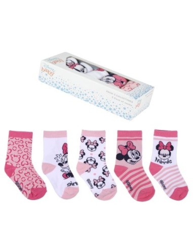 cerda_pack_calcetines_minnie_mouse_5_piezas_multicolor_talla_17/18_infantil_8427934571543_oferta